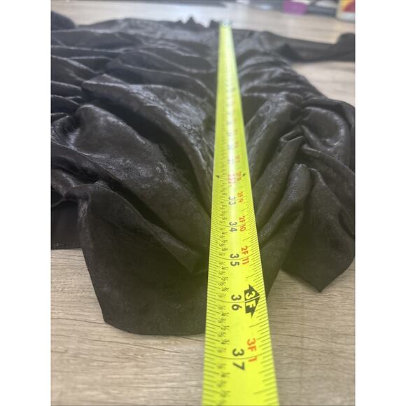 Hunter Bell Victorian Gothic Ariana Ruched Black Dress 8 Vintage Inspired - Picture 7 of 9